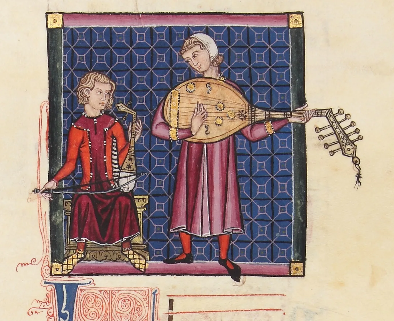 medieval musicians playing the lute medieval musicians playing the lute