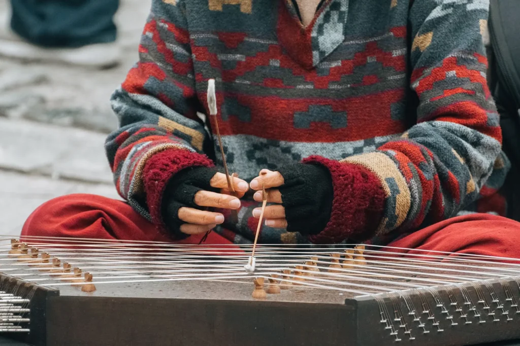 Playing the Harp and Singing at the Same Time