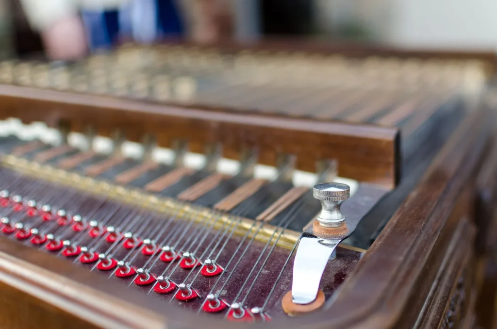 What is the range of the harp?