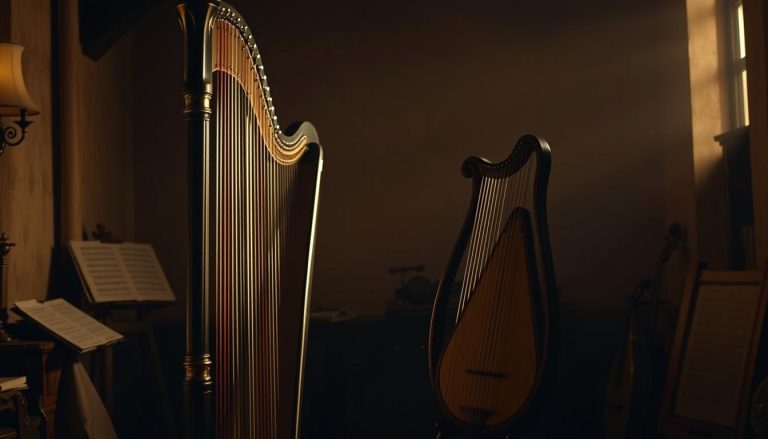 La lyre et la harpe : différences et confusions