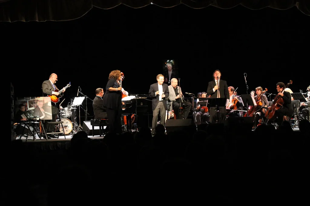 Classical orchestra on stage Classical orchestra on stage