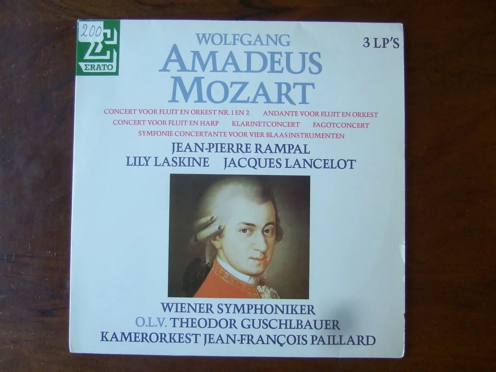 Mozart record with harp concerto Mozart record with harp concerto