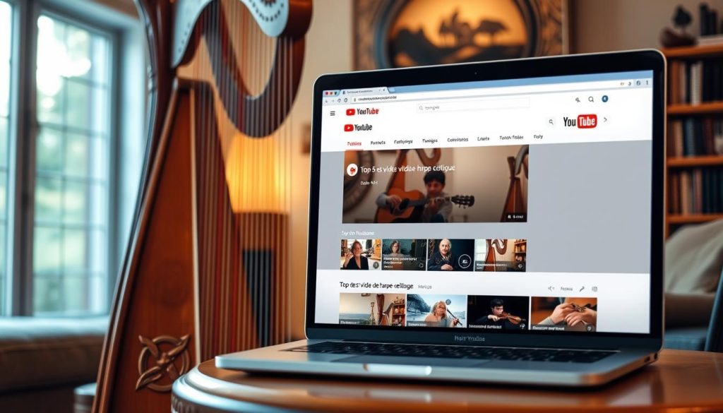 Top 5 des vidéos de harpe celtique sur YouTube
