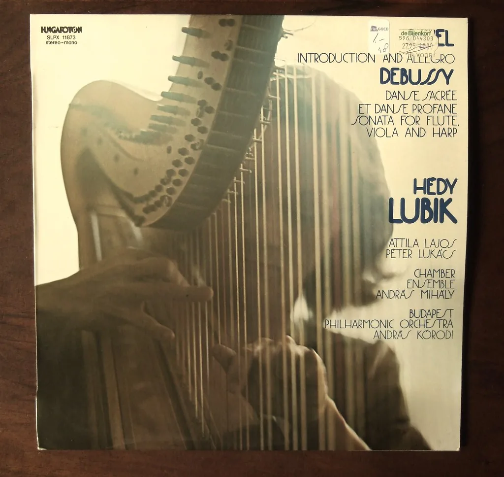 harp on a classical record cover harp on a classical record cover