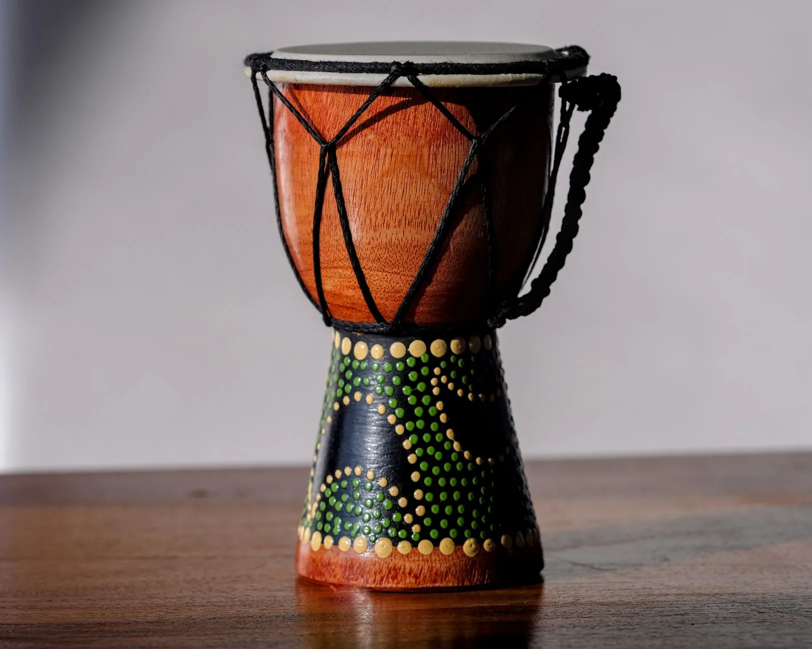 close-up African djembe close-up African djembe