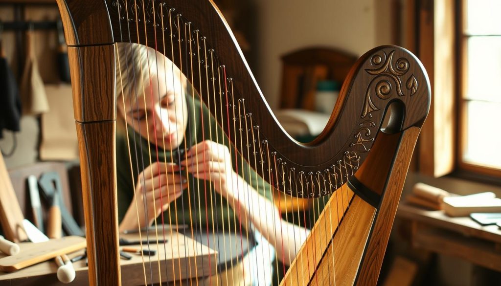 Handcrafting a Celtic Harp